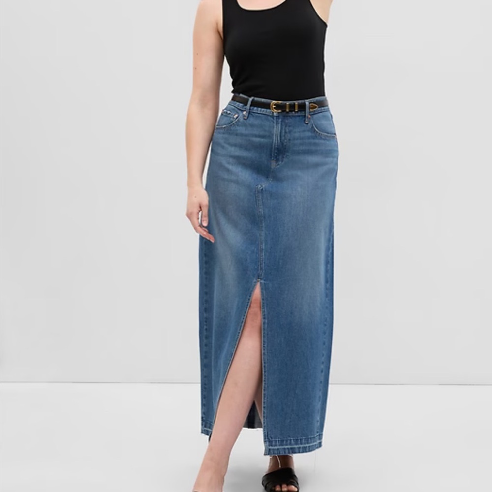 GAP Blue Denim Skirt - Picture 3 of 11